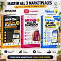 E-Commerce Seller Master Bundle – Amazon + Meesho + Flipkart Seller Playbooks | Combo