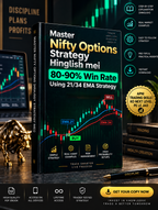 Master Nifty Options Strategy — Ebook + Video Guide Combo (Hinglish) | 21/34 EMA Trading System